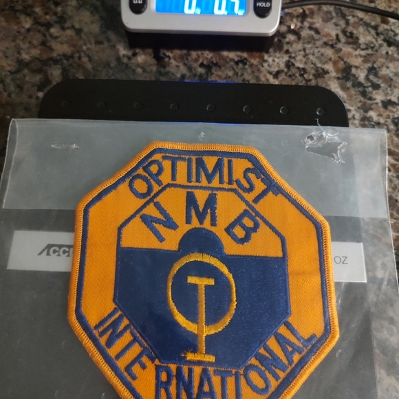 Vintage Optimist International see-on patch approx 5" x 5" - Picture 7 of 7